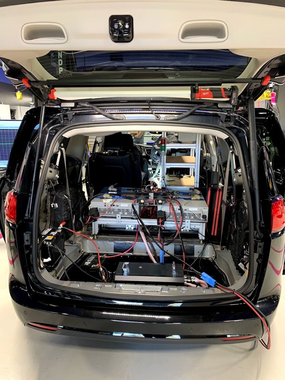 Lyft Level 5 autonomous test vehicle with roof sensors